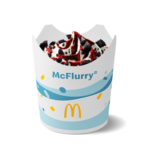 McFlurry Oreo cu Topping de Căpșune